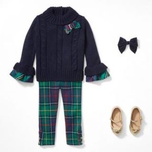 NWT- Janie & Jack holiday sweater/  navy (8)